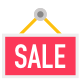 sale billboard icon