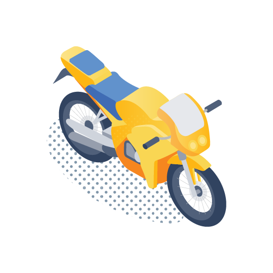 large motorbike icon